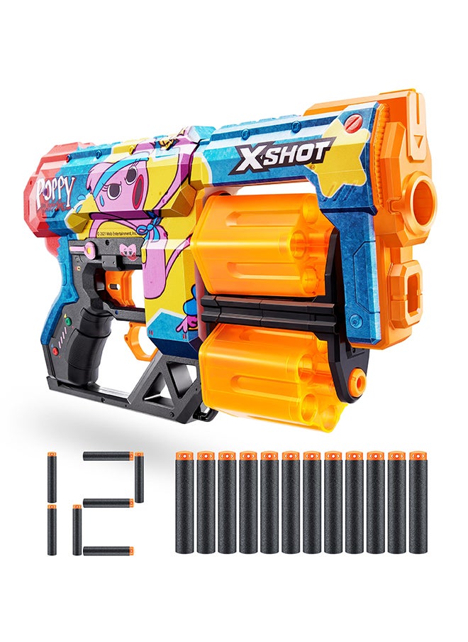 زورو إكس-شوت Skins Dread 12 Darts Poppy Playtime S1 - لعبة تصويب الحركة للأطفال والمراهقين والبالغين والأولاد والبنات وأنشطة العطلات الخارجية وهدايا للأطفال من سن 8 سنوات فما فوق  - Image 2