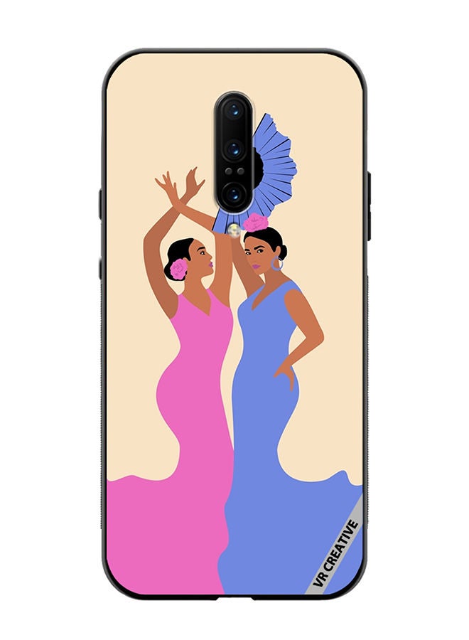 VR CREATIVE Protective Case Cover For OnePlus 7 Pro Spanish Women Dancing Flamenco Design Multicolour - Image 1
