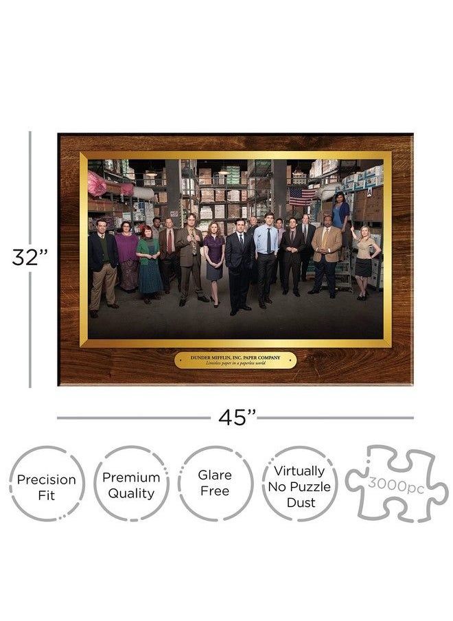 Aquarius The Office Puzzle (3000 Piece Jigsaw Puzzle) Officially Licensed The Office Merchandise & Collectibles Glare Free Precision Fit 32 X 45 Inches  - Image 3