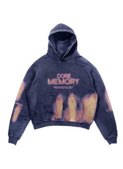 New Hiphop Green Zip Hoodie Men Urban Harajuku Anime Print Long Sleeve 13 Black Washed Old Hoodie