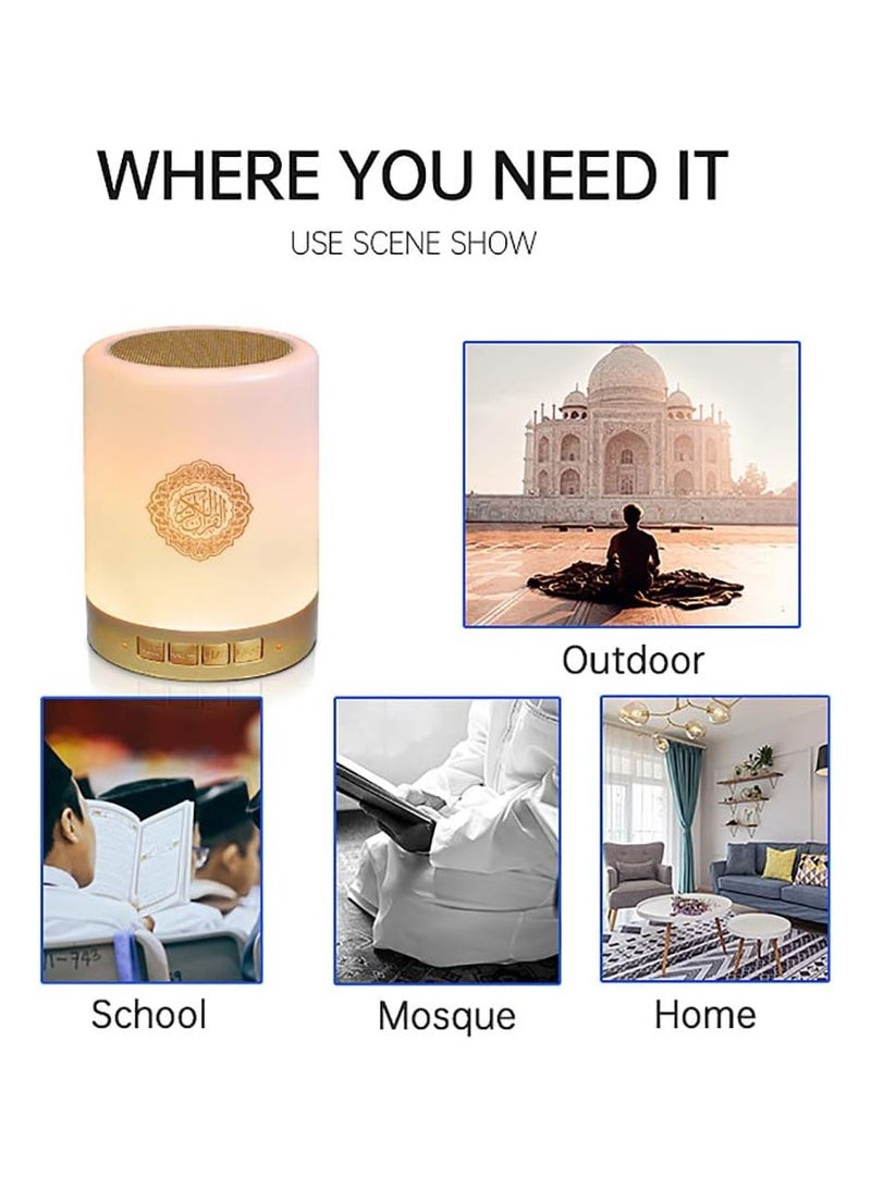 Touch Quran Lamp Bluetooth Speaker AZAN Speaker with Remote & APP Control - Image 4