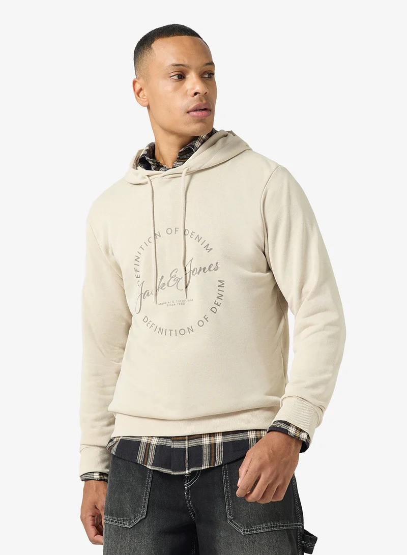 JACK & JONES Graphic Pullover Hoodie