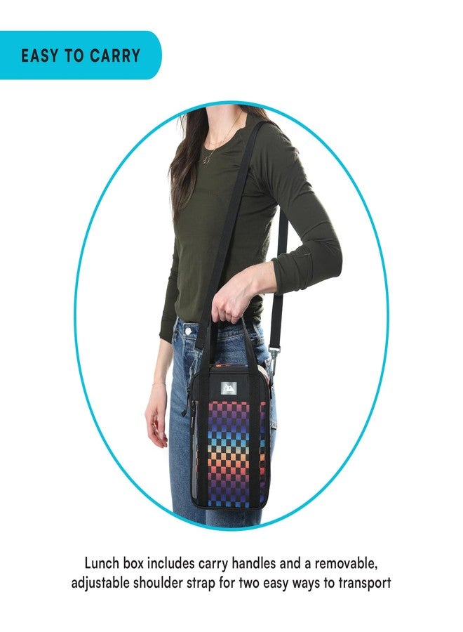 Arctic Zone Urban Lunch Box Combo with 210g Ice Pack and Sandwich Container, Checkered - Image 4