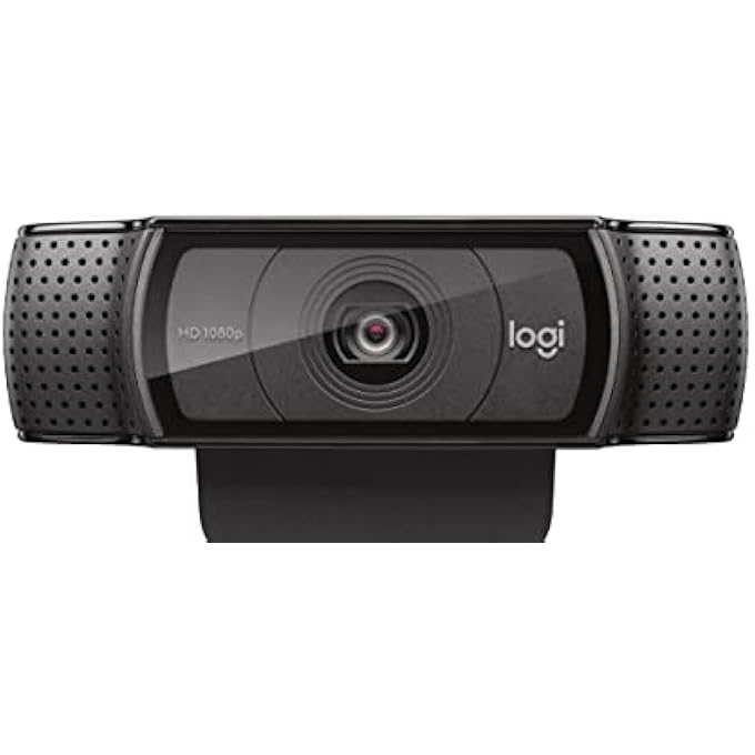 C920 HD PRO WEBCAM, FULL HD 1080P/30FPS VIDEO CALLING, CLEAR STEREO AUDIO, HD LIGHT CORRECTION, WORKS WITH SKYPE, ZOOM, FACETIME, HANGOUTS, PC/MAC/LAPTOP/MACBOOK/TABLET - BLACK - Image 3