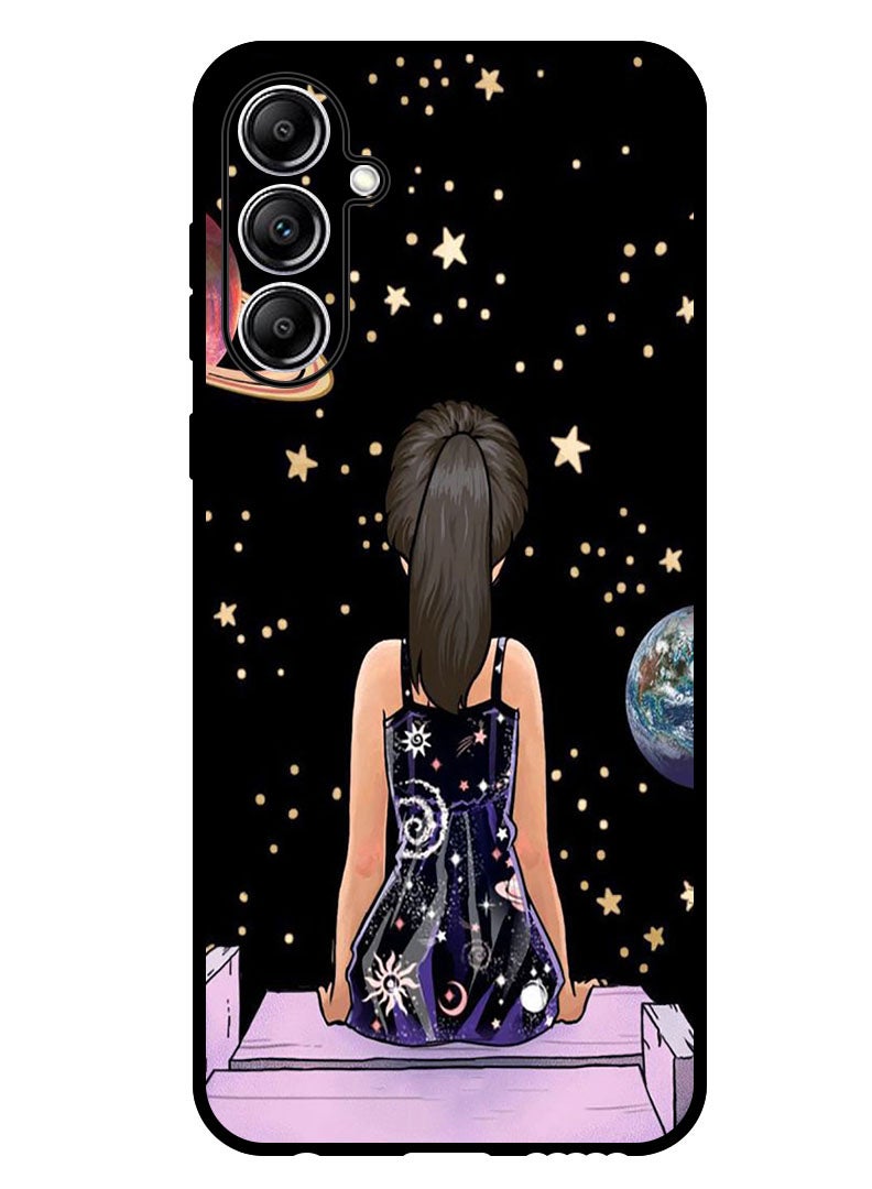Theodor Protective Case Anti Scratch Shock Proof Bumper Cover For Samsung Galaxy M15 Girl Watching Star - Image 1