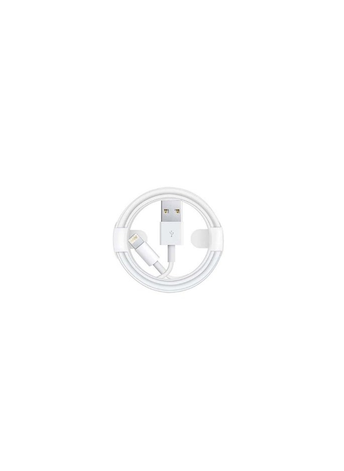 Cacktlet - USB To Lightning Data Sync And Charging Cable For Apple iPhone White/Silver - Image 1