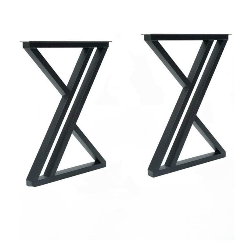Dcloud Metal Table Legs Work Bench Computer Desk Legs Table Dining Legs for Kitchen Coffee Table Office Desk only Legs Z Design - Image 2