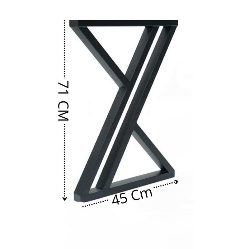 Dcloud Metal Table Legs Work Bench Computer Desk Legs Table Dining Legs for Kitchen Coffee Table Office Desk only Legs Z Design - Image 5