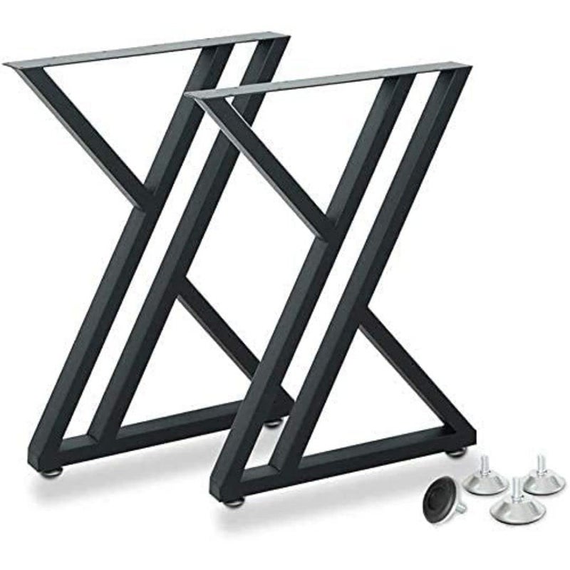 Dcloud Metal Table Legs Work Bench Computer Desk Legs Table Dining Legs for Kitchen Coffee Table Office Desk only Legs Z Design - Image 1