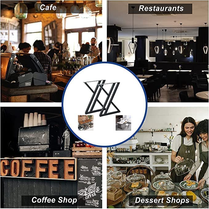 Dcloud Metal Table Legs Work Bench Computer Desk Legs Table Dining Legs for Kitchen Coffee Table Office Desk only Legs Z Design - Image 4