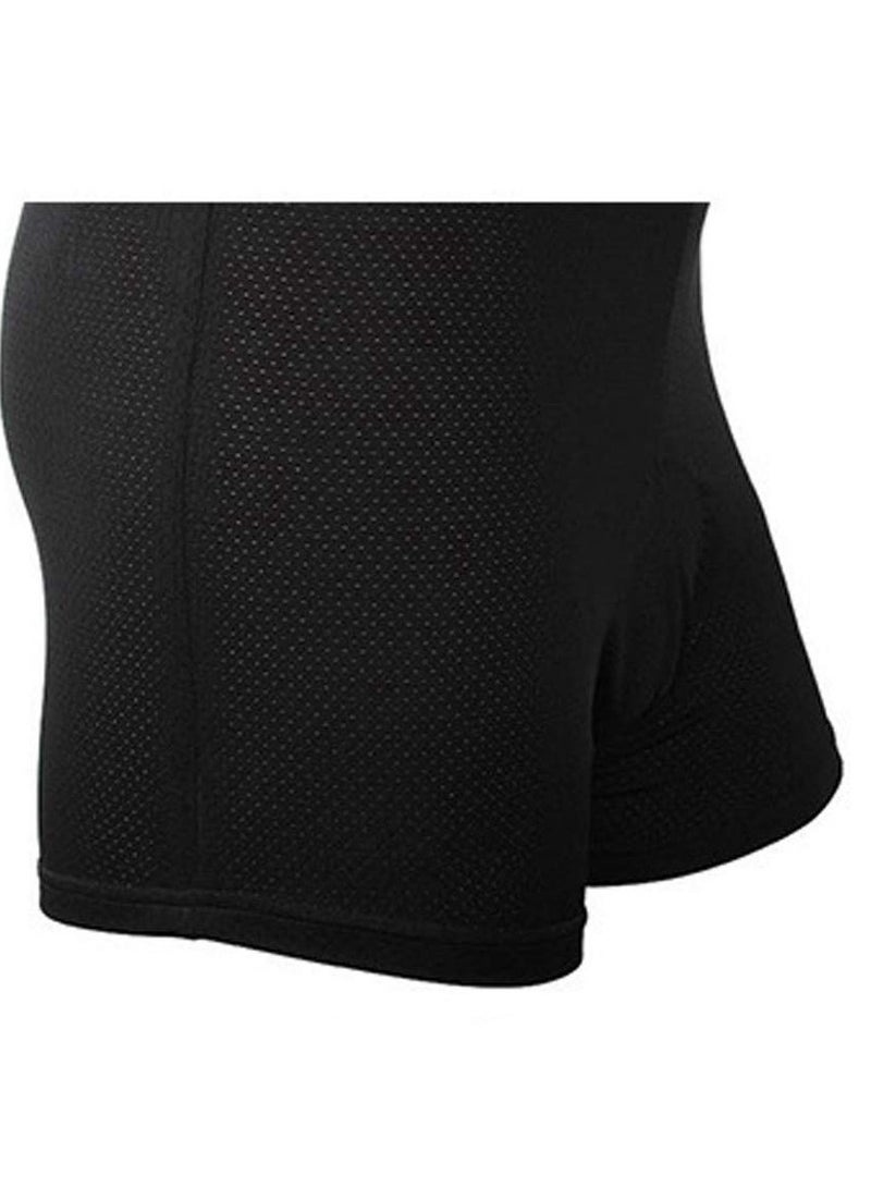 SYOSI Bike Cycling Shorts, Cycling Underwear Shorts for Men, 3D Padded MTB Liner Biking Shorts for Mountain Bike Race Bike Marathon, Size L:Waist 39in, Length 11in, Leg Circumference 17in (Blue)  - Image 4