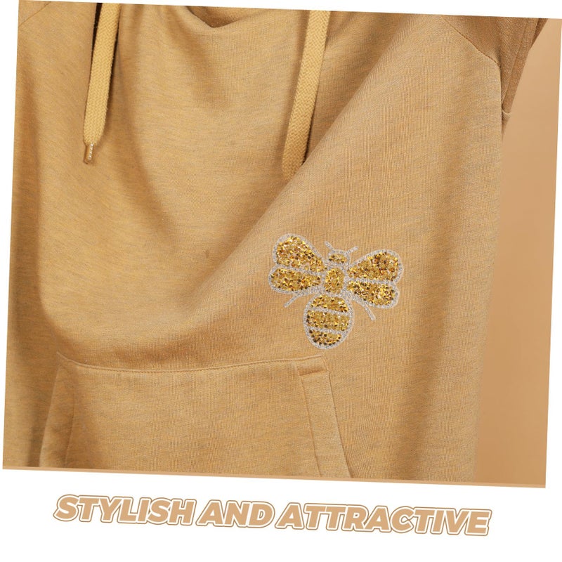 Bee Rhinestone Iron On Patches Glittery Transfer For Clothing Shoes Bags Decor - Image 4