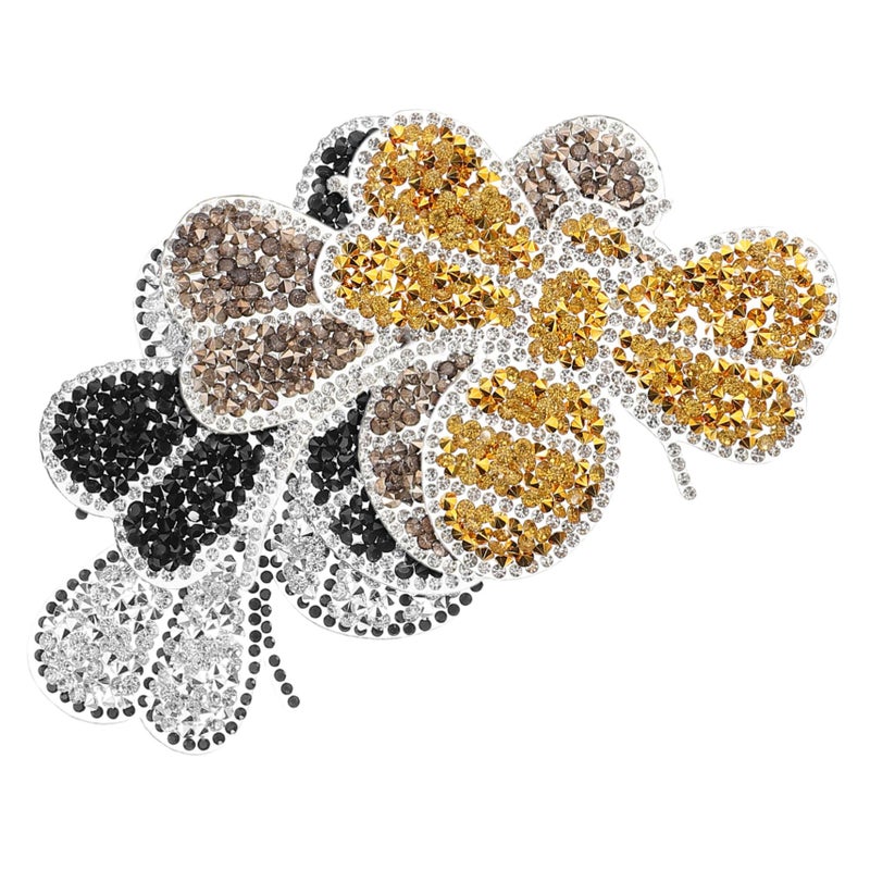 Bee Rhinestone Iron On Patches Glittery Transfer For Clothing Shoes Bags Decor - Image 2