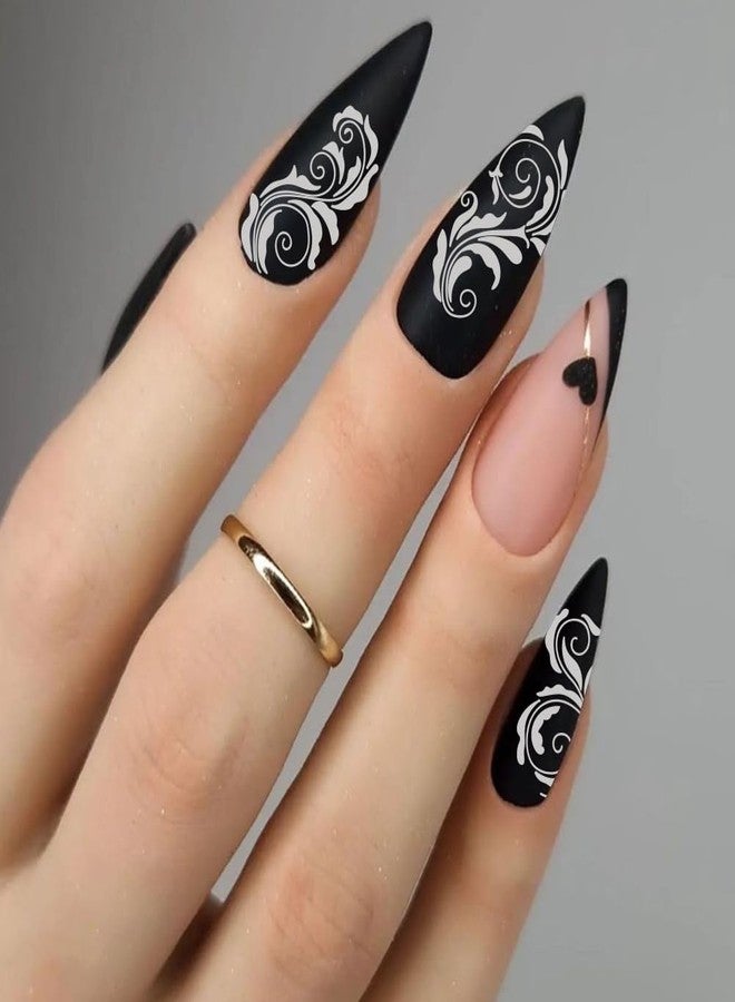 PH PandaHall 3pcs Swirl Plant Nail Stamping Plates Flower Art Stencils French Nails Art Templates Nail Image Plates for Women Spring Nails Manicure Salon 4.7x2.3 Inch - Image 5