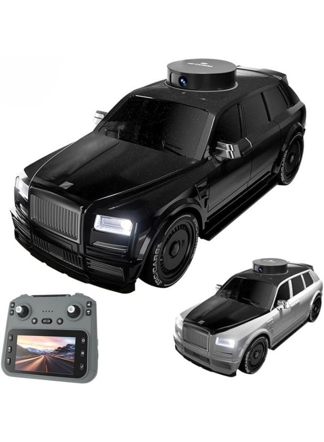 911S RC Car with Camera 720P HD, 1:18 4WD WiFi FPV Remote Control Car with Screen Controller, High Speed Drift RC Truck 2.4GHz Off Road Racing Car with LED Lights for Kids, Adults - Image 1