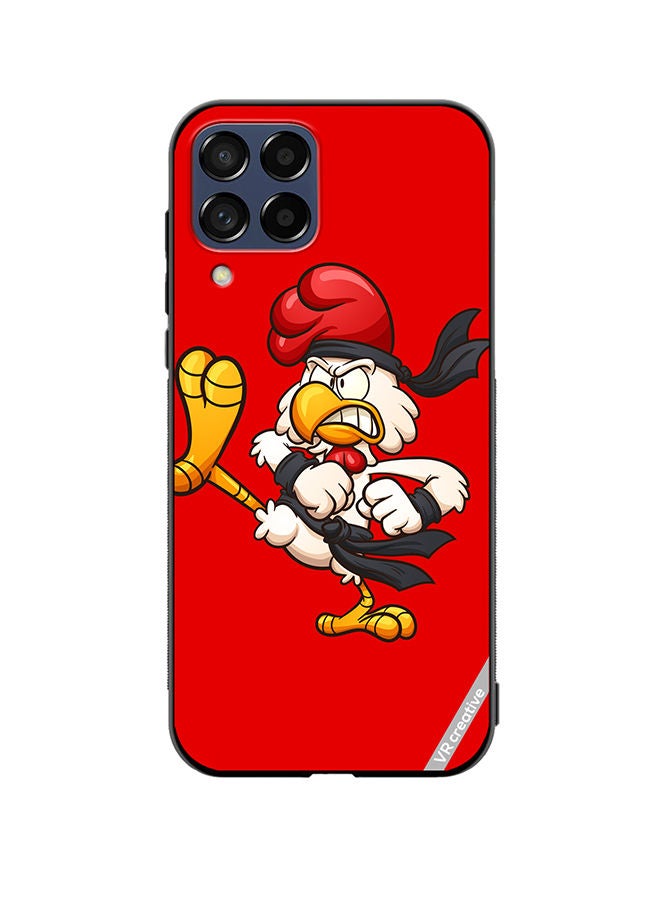 VR CREATIVE Protective Case Cover For Samsung Galaxy M53 Karate Chicken Design Multicolour - Image 1