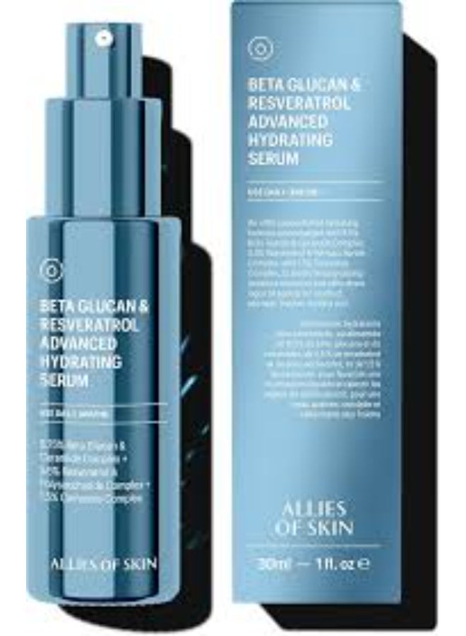 Allies Of Skin Beta Glucan & Resveratrol Advanced Hydrating Serum 30ml - Image 1