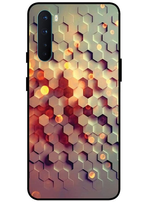 Protective Case Cover For OnePlus Nord Smart Series Printed Protective Case Cover for OnePlus Nord Hexagon Pattern