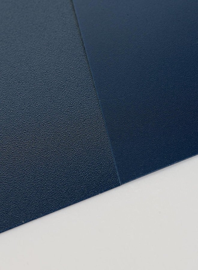 TOTiyea 50 Pack 12 Mil Poly Binding Covers, Sand Texture Binding Presentation Covers, Plastic Binding Covers, Square Corners, Un-Punched (8.5 x 11 Inches, Letter Size, Navy Color) - Image 4