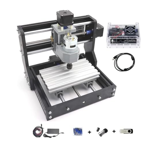 CNCTOPBAOS 1610 PRO Mini CNC Router Kit,3 Axis Desktop GRBL Control DIY Engraver Engraving Machine,Carving Engrave on Acrylic,PVC,PCB,Plastic,Wood Cutting Milling Machine - Image 1