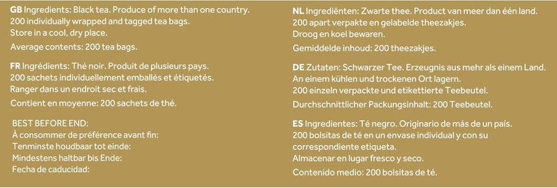 Taylors of Harrogate Yorkshire Gold Wrapped Tea Bags, 200 Count - Image 5