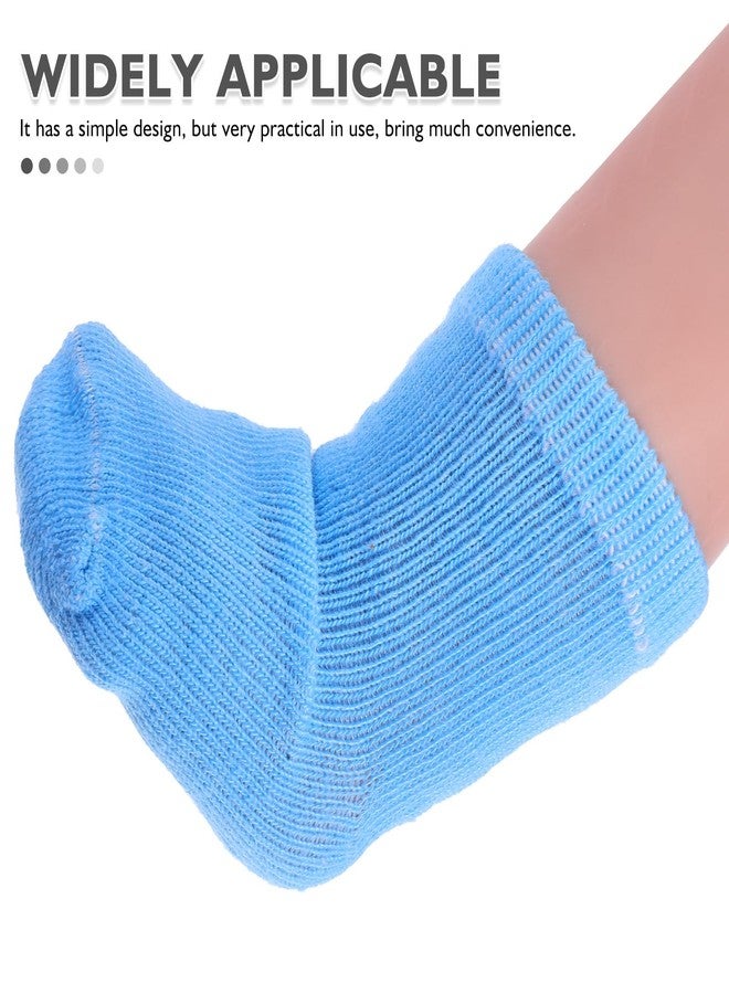 Garneck 8 Pairs Baby Doll Socks for 18 Inch Dolls: Mini Colorful Sock Shoes Style Dollhouse Clothes Accessories Soft Stretch Knit Pretend Play Dress Up Dollhouse Decor Puppet Play - Image 2