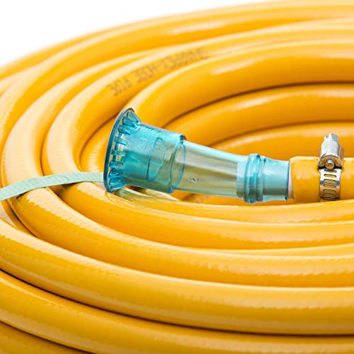 Sharpex 10 Meter 0.5 Inch Hose Pipe for garden | Heavy Duty Yellow Water Pipe Lightweight, Durable & Flexible | Hose with Clamps & Connector | Car Washing, Garden Pipe for Home, Outdoor-Indoor Use - Image 5