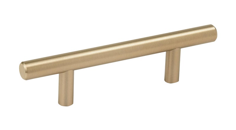 Amerock Bar Pulls 3 in (76 mm) Center-to-Center Golden Champagne Cabinet Pull - 10 Pack - Image 1