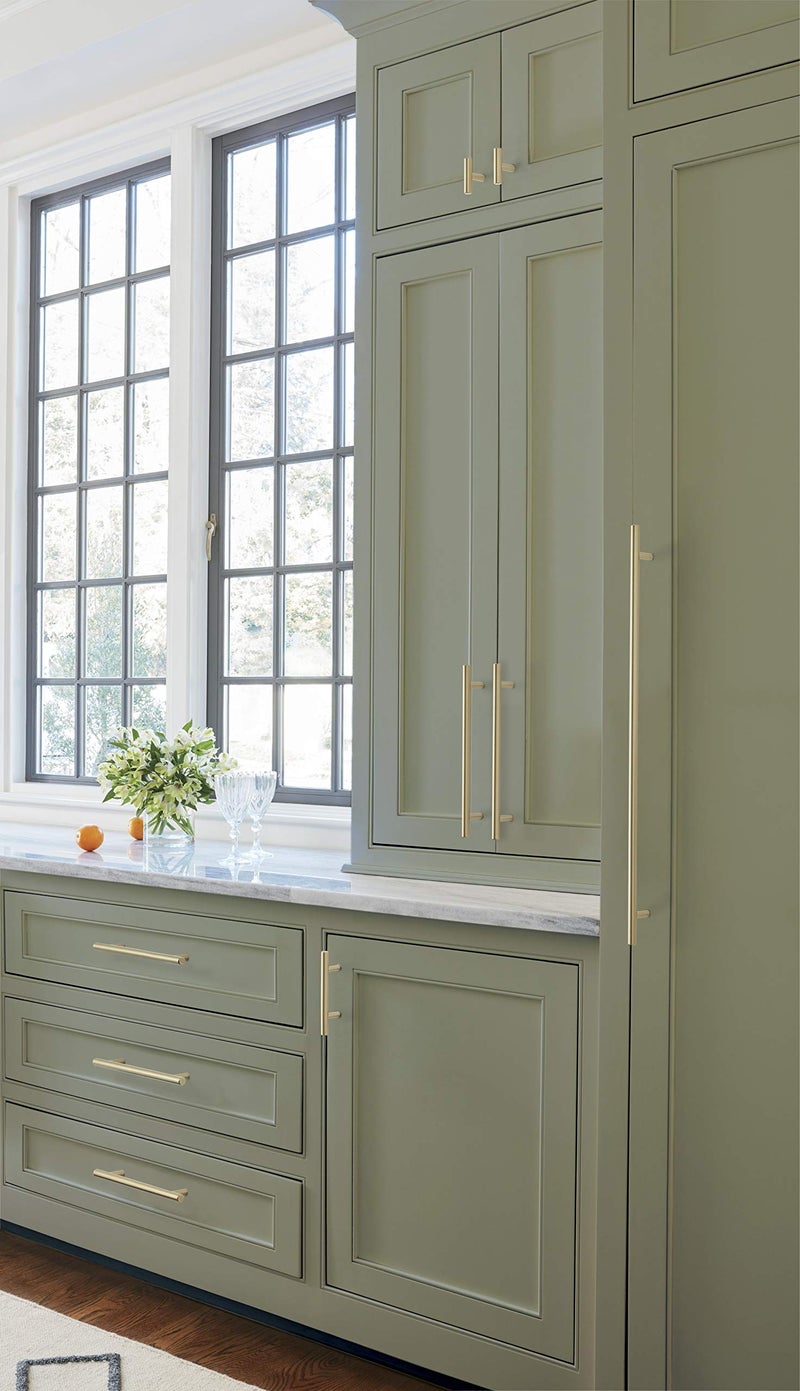 Amerock Bar Pulls 3 in (76 mm) Center-to-Center Golden Champagne Cabinet Pull - 10 Pack - Image 4