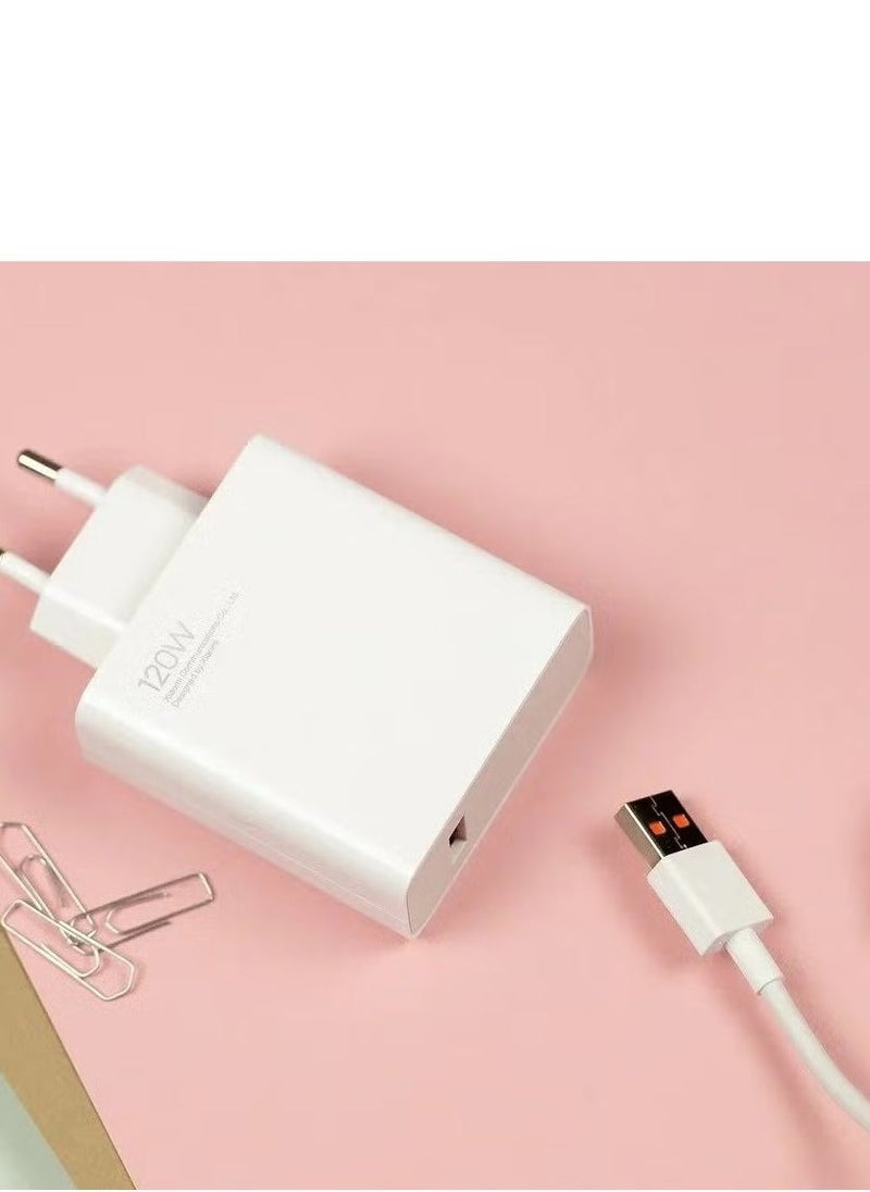 ELTRAZONE 120W Type-A Fast Charging Combo Super-Fast USB Charger for Phones, Tablets, and Laptops | Universal Compatibility, Durable & Safe Design for Reliable Performance in White - Image 2