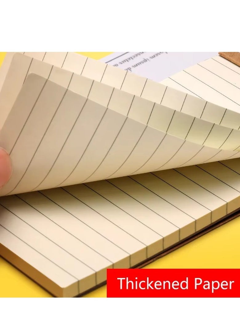 Generic 3-Piece Memo Pad Kraft Paper, 50 s Sticky Note Writing Pads for To-Do Lists, Daily Planners, and Office Notes (70*140mm)  - Image 4