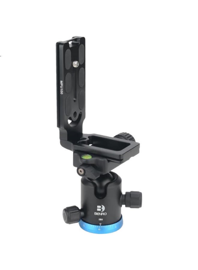 BENRO Mpu100 Universal Quick-Release Plate, Dslr Camera L-Shaped Vertical Shooting Bracket, Tripod Head Plate, Right-Angle Plate, Accessory Plate, Camera Quick-Release Plate - Image 1