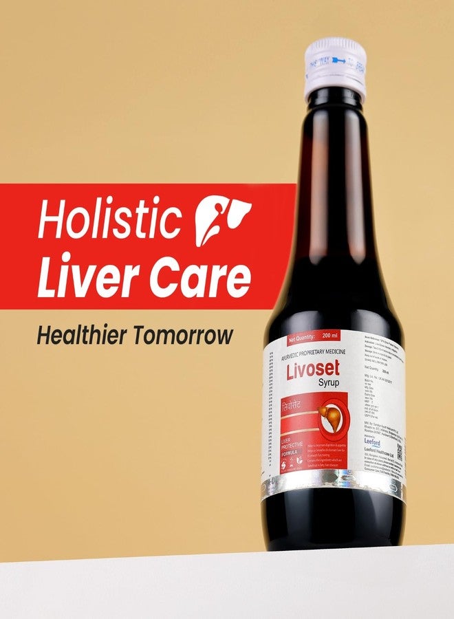 Leeford LivoSet Liver Syrup 200ml (Pack of 2) | Ayurvedic Blend for Liver & Spleen Health | Relieves Indigestion, Enhances Appetite & Metabolism | Natural Detox & Vitality Support - Image 2