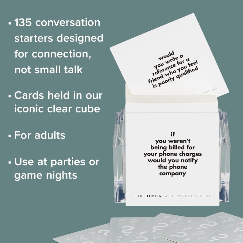 TABLETOPICS What Would You Do: Engaging Questions to Spark Great Conversations - Image 3