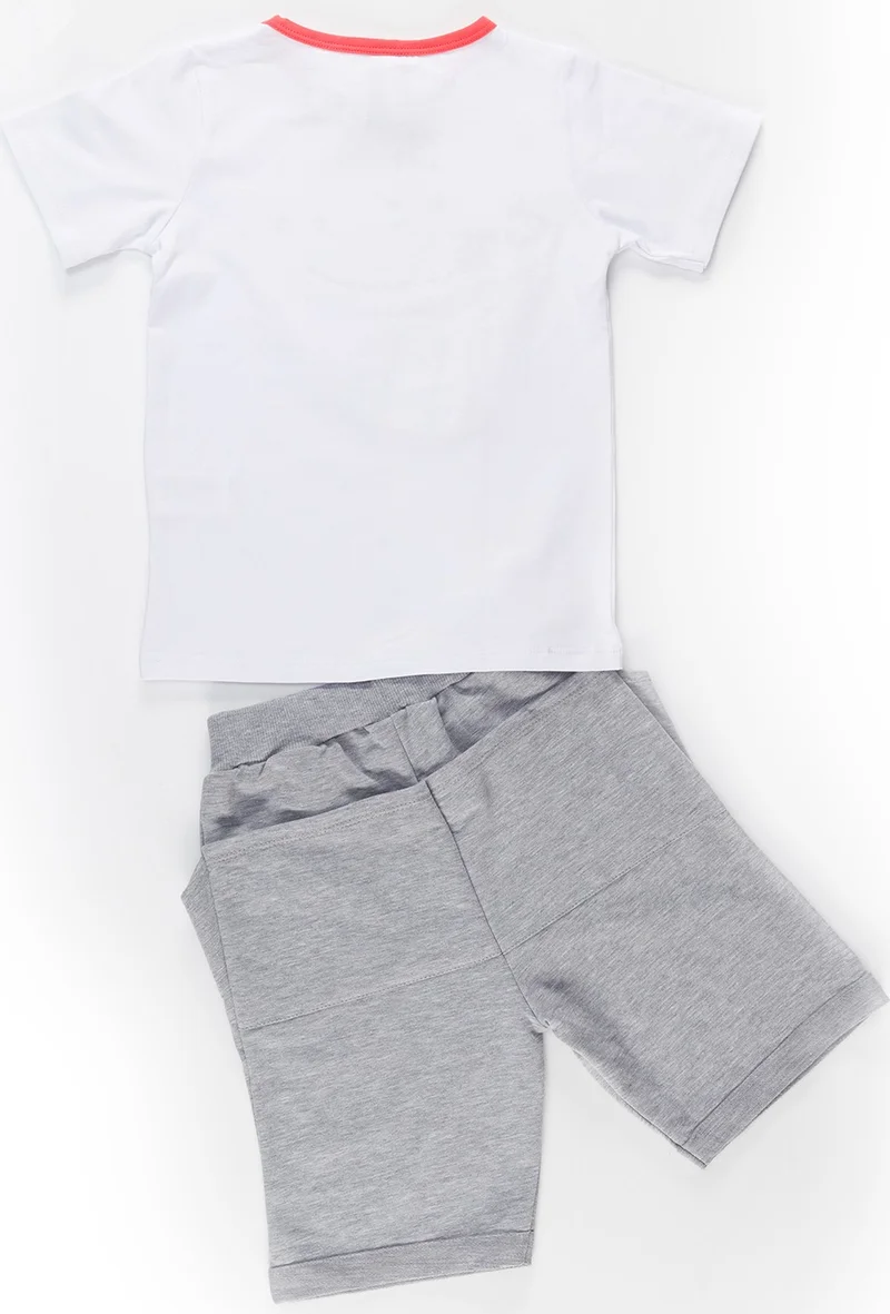 Denokids Crocodile Baggy Boy T-shirt Shorts Set