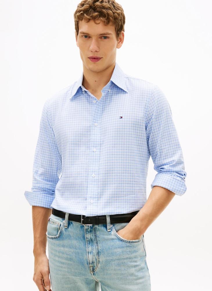 TOMMY HILFIGER Regular Fit Check Oxford Shirt - Image 1