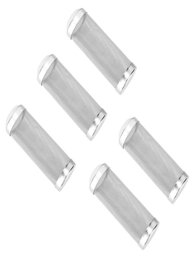 Chiffonade 5 Pcs Stainless Steel Aquarium Filter Inlet Cover Protective Mesh Basket for Shrimp and Small Fish Universal Fit External Canister Filters(16mm) - Image 4
