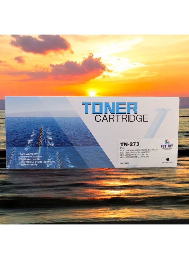 LET MY TN273 Toner Cartridges Replacement for Brother TN-273BK TN-273C TN-273M TN-273Y Color Toner Cartridge Set for MFC-L3750CDW DCP-L3510CDW DCP-L3551CDW Printers (Black/ Cyan / Magenta / Yellow) - Image 5