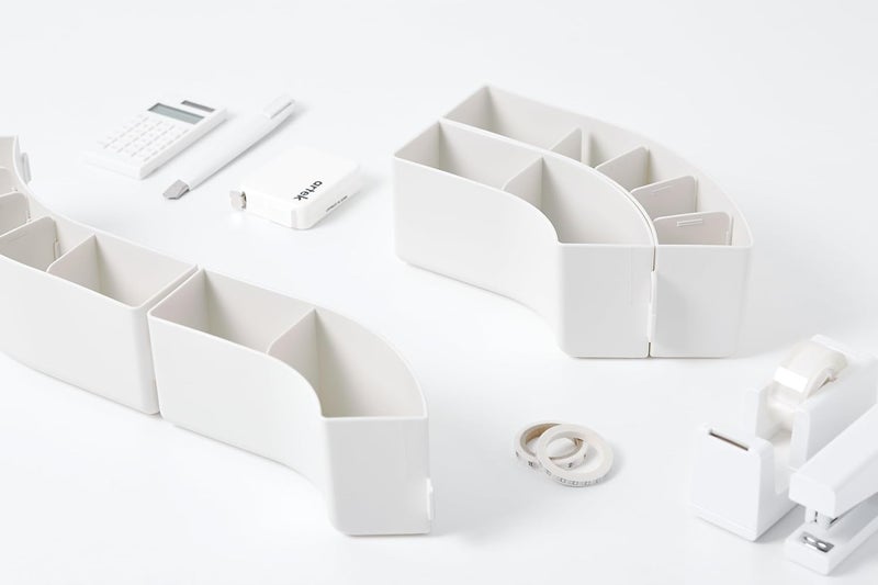 Litem Multifunctional Organiser | Ivory | Storage Pencil Pen Holder | Train Design - Image 4