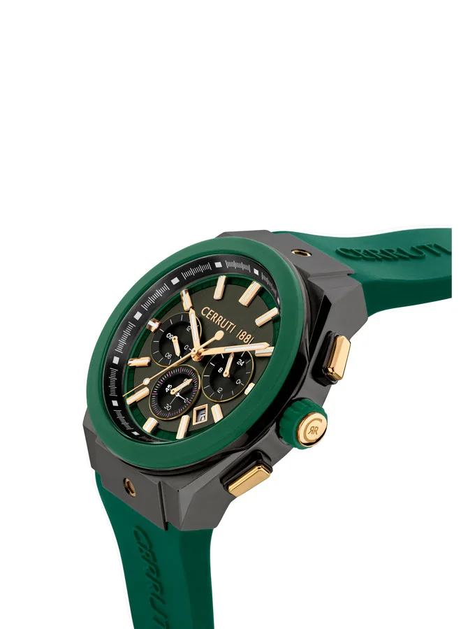شيروتي 1881 Cerruti Watch for Men - Black Dial - 48 MM