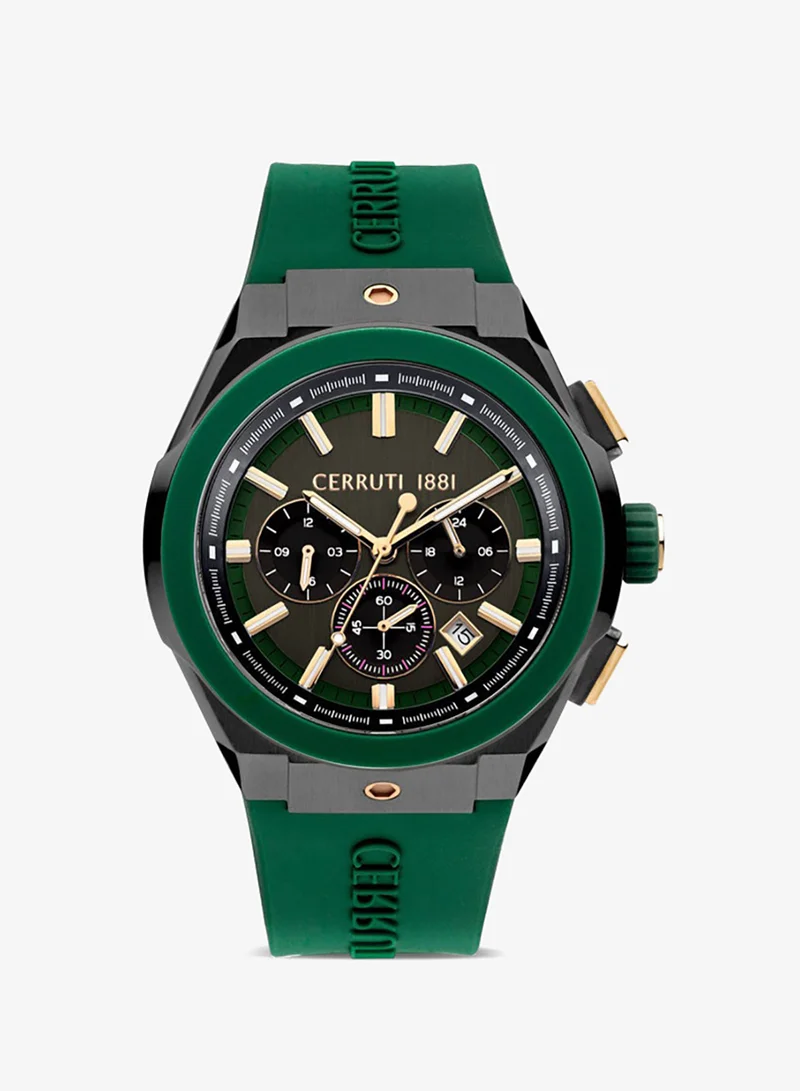 شيروتي 1881 Cerruti Watch for Men - Black Dial - 48 MM