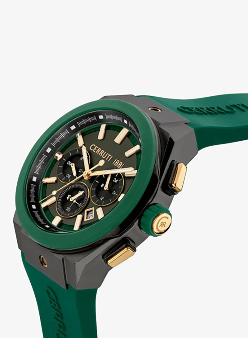 شيروتي 1881 Cerruti Watch for Men - Black Dial - 48 MM