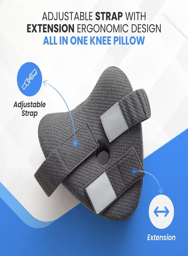 TULARIS Knee Pillow for Side Sleepers Hip Pain - Between Leg Pillow for Side Sleeping - Sciatica Pain Relief Support for Lower Back, Knees, Joints, and Spine - Image 5