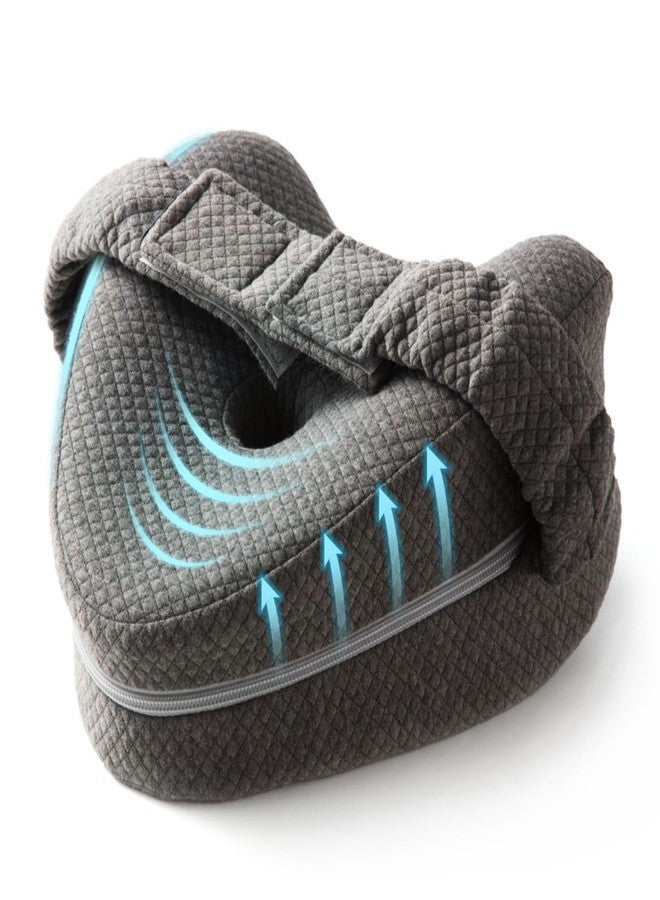 TULARIS Knee Pillow for Side Sleepers Hip Pain - Between Leg Pillow for Side Sleeping - Sciatica Pain Relief Support for Lower Back, Knees, Joints, and Spine - Image 1