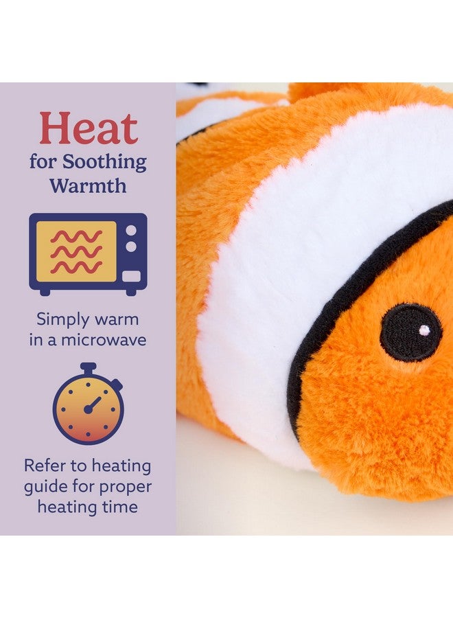 warmies Microwavable & Weighted Stuffed Animals, Clown Fish - Heated Stuffed Animal Plushie for Warmth & Comfort - Cute Soft Plush Toys for Adults & Children (Boys, Girls, Babies & Toddlers) - Image 4