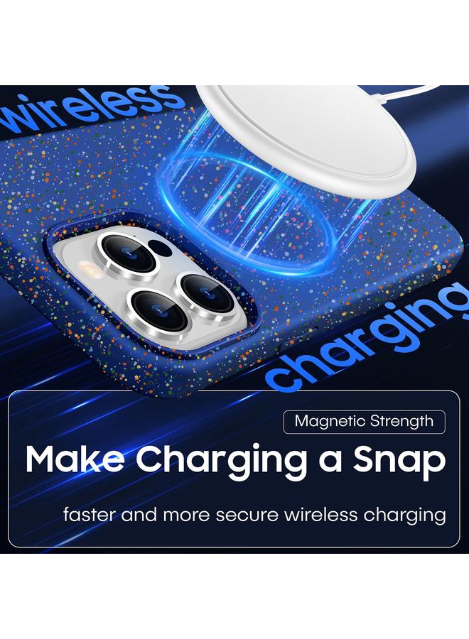 اس-توب جراب لهاتف iPhone 16 Pro، جراب هاتف Magsafe PC Hybrid TPU ملون غير لامع - Image 4