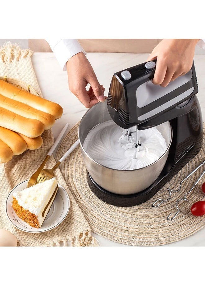 A set consisting of a 1000-watt single-burner electric stove and a 400-watt electric mixer.