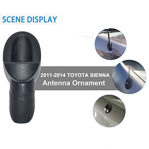 Anina Antenna Ornament for 2011-2014 Toyota Sienna 86392-08020 Toyota Accessory Antenna Adapter Black Mount Radio Antenna Base Bezel - Image 4