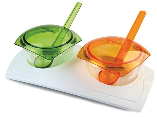 Herevin Imperia Snacks Serving Set with Spoon and Cover, 4-Pieces, Color may vary - Image 2