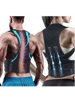Y&D Back Brace, Posture Corrector for Women and Men, Support Straightener, Upper Brace Trainer Body Correction Neck Shoulder, Relieves pain, Straightens the (L)  - Image 1